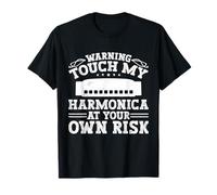 Warning Touch My Harmonica At Your Own Risk Instrument de Musique T-Shirt