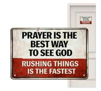 Warning Trespassing Sign, Metal Security Plate, Private Property Signage, Decorative Fence Board Sturdy Display for Outdoor Home Bathroom Dorm Hotel Apartment Office Business Use Kit System