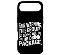 Warning We're All in on The Drink Package - Coque pour iPhone Air