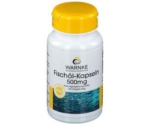 WARNKE capsules d'huile de poisson 500 mg Capsule(S) 100 pc(s)
