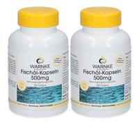 Warnke Huile de poisson 500mg Gélules Capsule(S) 2x250 pc(s)