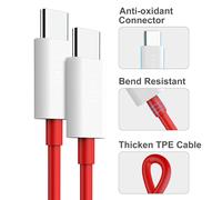 Warp Charge Câble Pour Oneplus Nord 2/8t/9/9 Pro,Usb C Vers Usb C Charge Câble 2m/6.6ft Charge Rapide Dash Charge Câble Compatible Avec Oneplus Nord 8 Pro Samsung S21/S20 Fe Google Pixel 5