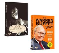 Warren Buffett + Jamsetji Tata Biography Books| Motivational | Discipline | Biography Books | Self Help| Businessmen (Set Of 2 Books)