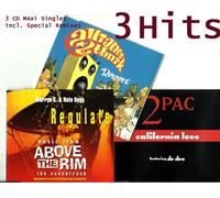 Warren G & Nate Dogg, 2Pac & Alliance Ethnik - (1994/95) The Best 90s Rap & Funk: 3 CD Singles in 1 Package: Warren G & Nate Dogg, 2Pac & Alliance Ethnik (CD Single Collection, 12 Tracks) Respect (funky funky), California Love, Regulate, Pain, Mi Monie Rite, Loyal To The Game u.a.