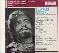 Warren,Leonard - Leonard Warren [Import]