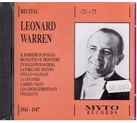 Warren,Leonard - Recital 1941-47 [Import]