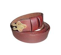 warreplica Bretelle en Cuir US M1887 Krag Springfield Trapdoor - Reproduction Authentique pour Fusils .30-40 Krag et 45-70 - Équipement Militaire Guerres Indiennes et Guerre de 1898 - Marron