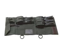 warreplica Étui de Transport Allemand en Toile et Cuir MP 40/MP40 SMG de la Seconde Guerre Mondiale, MP40 Schmeisser (Vert)