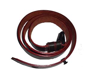 warreplica WWI WWII German Army MP40 SMG Submachine Maschinenpistole Leather Sling for Shoulder - MP40, MP-38 -Reproduction (Marron foncé)