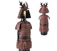 Warring States Housse pour bouteille de vin | Décorations japonaises des royaumes querellés | Bouteilles de vin d'Halloween Warring States