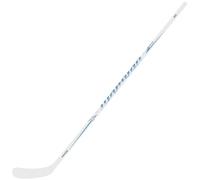 Warrior Covert Deluxe Junior Crosse de hockey sur glace (blanc, 132", Flex 40, courbure W28, gauche)