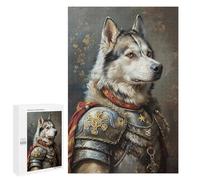 Warrior Dog Armor Painting -1 Puzzle 1000 Pièces Educa Jouet en Bois Cadeau Unique Décoration Intérieure Jeu Éducatif Challenge Toy Adultes Et Enfants À Partir De 14 Ans 1000 PCS