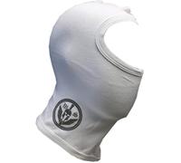 warrior gears Cagoule 100 % coton pour homme - Cagoule noire et rouge - Pour sports de plein air, cyclisme, moto, conduite - Taille unique, blanc, Taille unique