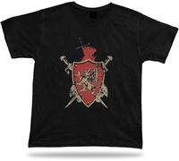 Warrior Griffin Sword and Shield Unique Unisex Mens Women T Shirt 100% Cottontee Idea Gift Apparel Manches Courtes(3X-Large)