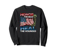 Warrior Honor The Dead soigne Un vétéran américain blessé Sweatshirt
