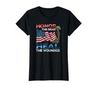 Warrior Honor The Dead soigne Un vétéran américain blessé T-Shirt Graphique avec Valeur