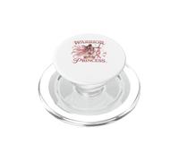 Warrior Princess Chemise Cancer Ruban Rose PopSockets PopGrip pour MagSafe