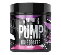 Warrior Pump Poudre Pré-Entraînement 225 g - 30 Portions, Pré-Workout Sans Caféine - Oxyde Nitrique, Citrulline et Dextrine - Performance, Force et Endurance (Baie ardente)