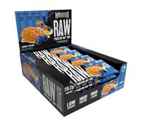 Warrior Raw Barres Protéinées Avoine 12 x 75 g - Miel et Fruits Rouges