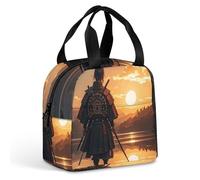 Warrior Sac à déjeuner réfléchissant pour homme et femme, sac fourre-tout isotherme portable avec poignée, étanche, réutilisable, pour le travail, le pique-nique, les voyages