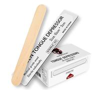 WARRIOR® STERILE Abaisse-langues en bois jetables stérilisés au gaz EO (Lot de 100 pièces)