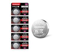 Warriors 5X Pile Piles 2450 CR2450 Bouton 3V,Emballage à l'épreuve des Enfants, pour appareils Smart Home, clés de Voiture