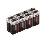Warriors 8X Batterie Alcaline 9V 9 Volt Haute Capacité Batterie Super Longue Durée Piles Détecteurs de Fumée Télécommandes Voiture (8X)