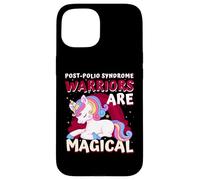 Warriors are Magical Post-Polio Syndrome Sensibilisation Licorne Coque pour iPhone 15