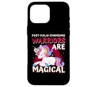 Warriors are Magical Post-Polio Syndrome Sensibilisation Licorne Coque pour iPhone 16 Pro Max