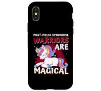 Warriors are Magical Post-Polio Syndrome Sensibilisation Licorne Coque pour iPhone X/XS
