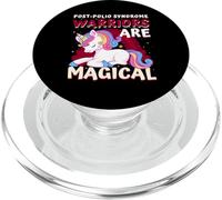 Warriors are Magical Post-Polio Syndrome Sensibilisation Licorne PopSockets PopGrip pour MagSafe