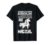 Warriors Magical Borderline Personality Disorder Conscience T-Shirt Graphique avec Valeur, Homme, Noir, S