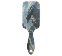 Warriors Vs Dragons Brosse de massage antistatique, brosse à cheveux saine, masseur de cheveux pour femme