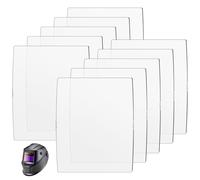 WarriorTech Lot de 10 lunettes de sécurité réglables 0700000010 pour casque ESAB Savage A40 - Protection contre les chocs pour soudage, meulage, travail des métaux, monture légère