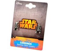 Wars en acier inoxydable étoile R2-D2 3D Cast Boucles d'oreilles G