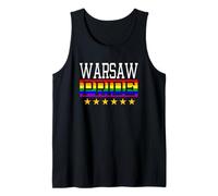 Warsaw Pride Pologne Gay Lesbian Queer LGBT Drapeau Arc-en-Ciel Débardeur