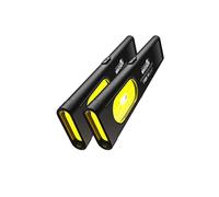 WARSUN Lampe de poche EDC rechargeable T7, lampe de poche fine avec clip et base magnétique, lumière LED portable pour le transport quotidien, la marche nocturne, la réparation de voiture et les