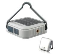 WARSUN Lanterne de camping rechargeable 1000 lumens, lumière LED portable avec charge solaire, 4 températures de couleur, 3 niveaux de luminosité, lampe de poche suspendue