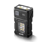 WARSUN Petite lampe de poche LED rechargeable avec batterie à charge rapide, lampe de poche magnétique, lampe de poche de camping