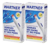 Wartner by Cryopharma Stylo Anti-Verrues Mains Et Pieds Gel(S) 2x1 pc(s)