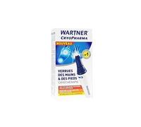 WARTNER by Cryopharma - Traitement des Verrues Pieds et Mains par Cryothérapie - Élimination rapide et efficace* des verrues plantaires par le froid (basé sur la méthode des dermatologues) - 14 ml