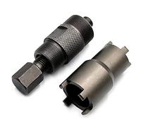 WaruiTT Lot de 2 Outils d'extraction de Volant d'inertie de 24 mm et 27 mm et 20 mm et 24 mm pour écrous de Verrouillage d'embrayage pour Moto Honda Yamaha ATV Dirt Bike