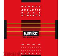 Warwick 35200-MS4 - Jeu de 4 cordes bronze basse acoustique - 45-105
