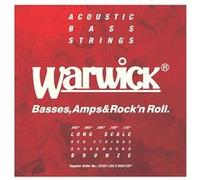 Warwick Red Strings Acoustic Bass String Lot de 5 cordes Bronze Taille M .045-.135