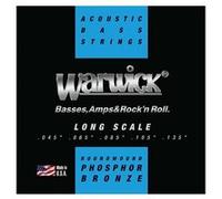Warwick 36301-LS5 - Jeu de 5 cordes phosphore bronze basse acoustique - 45-135