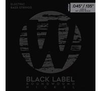Warwick Black Label Nickel-Plated Steel 5 Low B Medium .045-.135