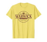 Warwick England - Warwick United Kingdom Label T-Shirt