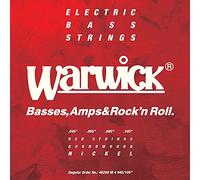 WARWICK - 46200-M4 - Red String 4 cordes Medium 45-105 Nickel Steel