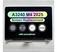 WARWOLFTEAM Écran complet de 13,6" pour MacBook Air A3240 M4 2025 LCD Display Retina (minuit)