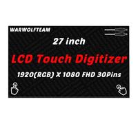 WARWOLFTEAM Écran de remplacement pour HP 27-CA 27-CA1244 27-CA1244NH tout-en-un 68,6 cm 60 Hz 30 broches 1920 x 1080 FHD LCD LED Panneau d'affichage (uniquement pour la version tactile)